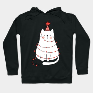 Cute Cat Gift For Christmas Hoodie
